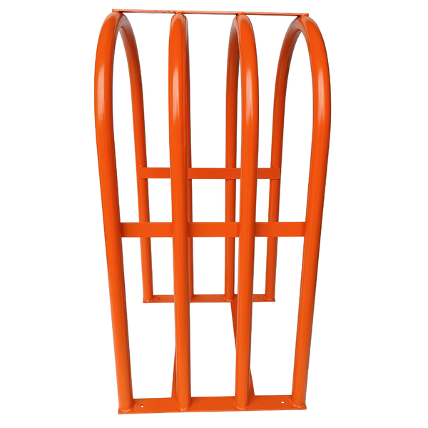 01 gaiola grade para inflar pneus com seguranca laranja curta