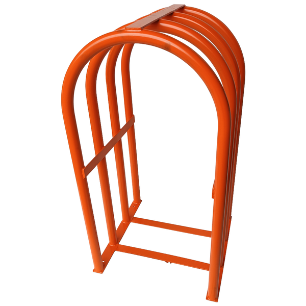 03 gaiola grade para inflar pneus com seguranca laranja curta