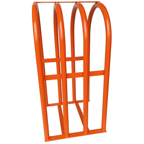 05 gaiola grade para inflar pneus com seguranca laranja curta