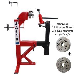 01 desempenador de rodas automotivas com 2 flanges amarelo