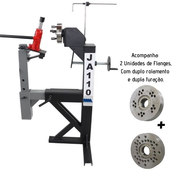 04 desempenador de rodas automotivas com 2 flanges amarelo
