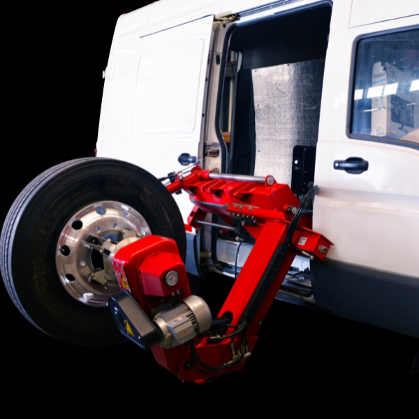 10 maquina de desmontar e montar pneus movel para van